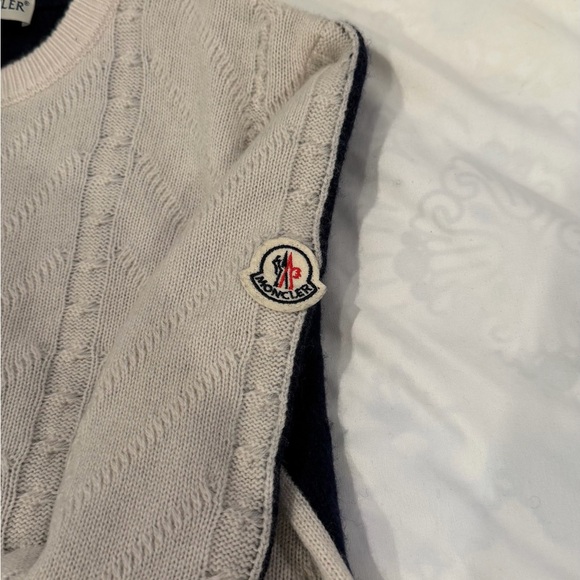 Moncler Sweaters - Moncler Beige Cable Knit Sweater worn once